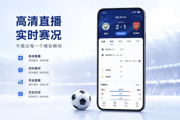 海星体育 App 移动阅读亮点：足球比赛
